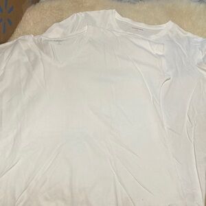 Lands End set of white tees size M